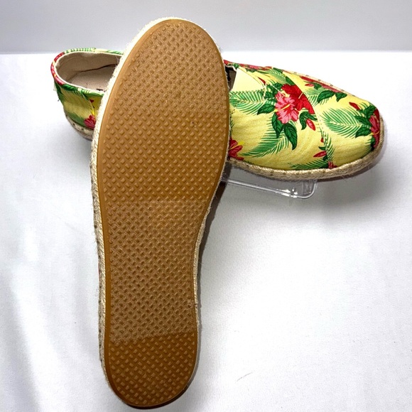 Toms Yellow and Pink Floral Espadrilles - Picture 5 of 6